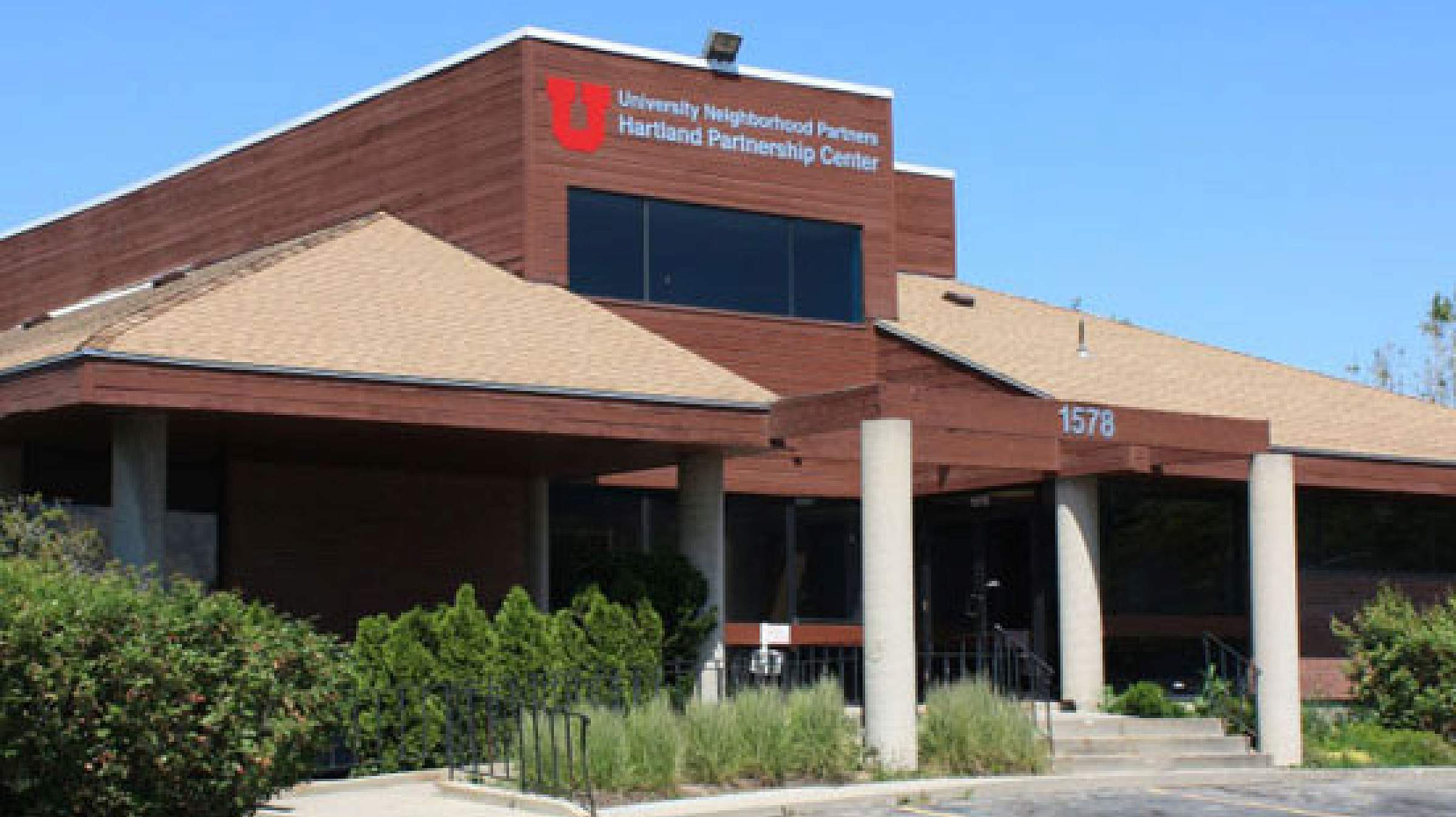 Exterior of UNP Hartland Center